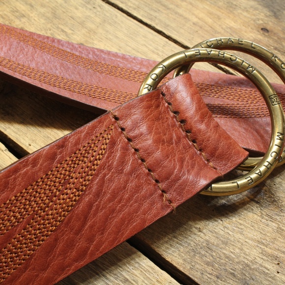Michael Kors Accessories - Michael Kors Double Ring Leather Belt